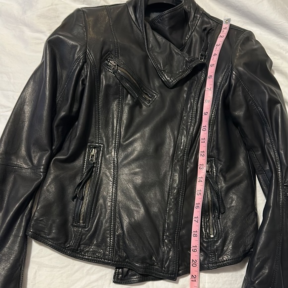 Daniel Leather Moto Jacket - Picture 6 of 10